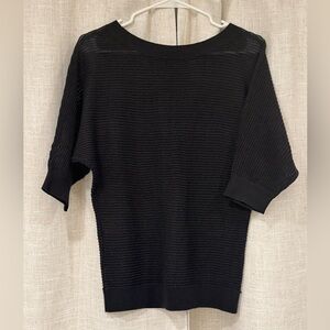 Express Women's Black Textured Knit Sweater